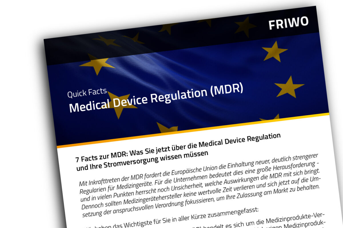 Quick Factlist zur Medical Device Regulation